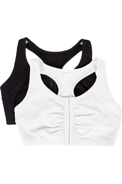 Fruit of the loom Women's Front Close Racerback (Pack of 2)