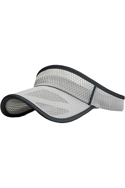GENERAL Unisex Sun Visor Open Top Hat Mesh Wide Brim Summer Hat Women Men Out...