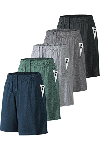 GENERAL BALENNZ Athletic Shorts for Men with Pockets and Elastic Waistband Qu...