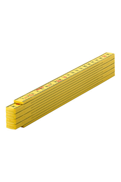 SOLA Metru pliabil din plastic, 2 m, galben, clasa de precizie III, tip HK 2/...