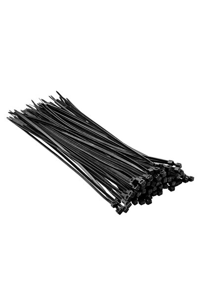TOP TOOLS Set cleme conexiune/coliere 2.5x200 mm negre 100buc. 44E958