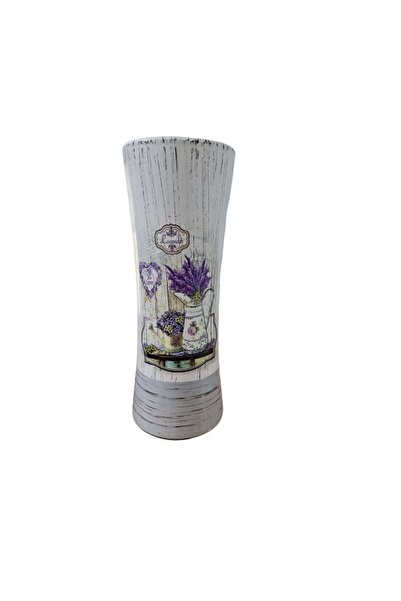 Polux Vază ceramică dreaptă, lavandă, 20 cm