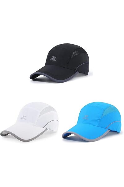 GENERAL Running Hat Mesh Sports Cap Lightweight Quick Drying Runner Cap for M...