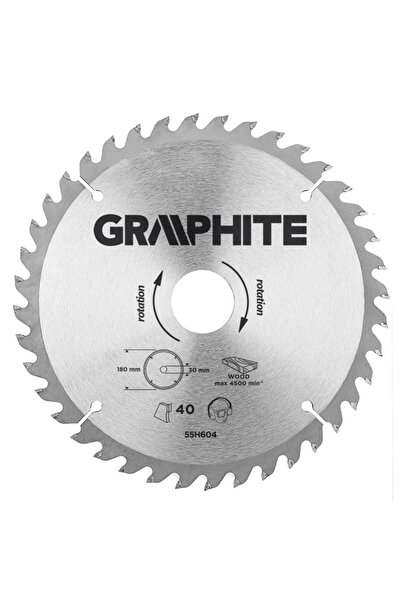 graphite Disc circular 180 x 30 mm, 40 dinți 55H604
