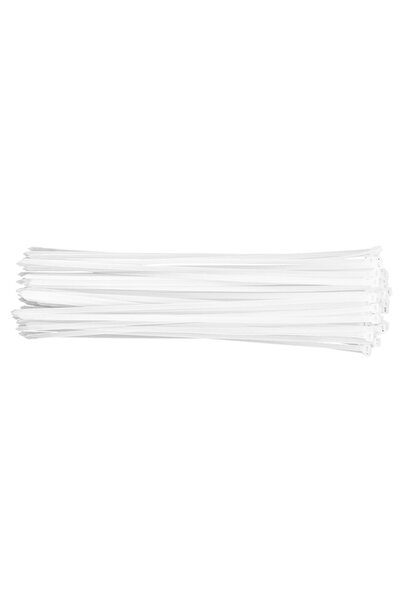 NEO Tools Set cleme conexiune/coliere 7.6x500 mm albe 75buc. 01-614