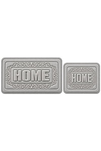 Paspas Galerisi Decorative Digital Printed Modern Set of 2 Bath Mats with Non...