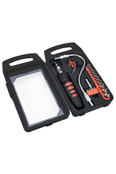 TOP TOOLS Set tubulare si biti cu maner 22buc. 39D185