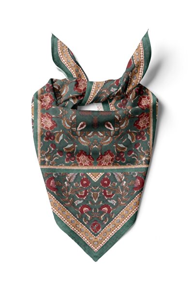 618 CONCEPT 55X55 Vintage Garden Floral Patterned Bandana/Scarf