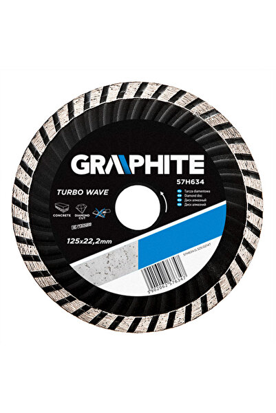 graphite Disc diamantat pentru zidarie 125mm/22,2mm TURBO WAVE 57H634