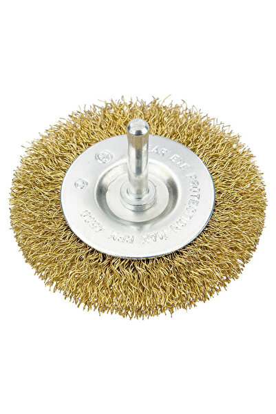 VERTO Perie de sarma circulara 75 mm cu tija 62H320