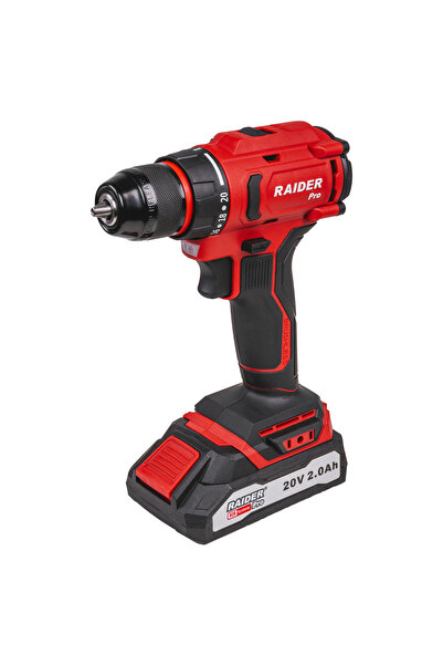 Raider Pro R20 Masina de gaurit brushless 10mm 44Nm 2Ah RDP-PBCD20 Set