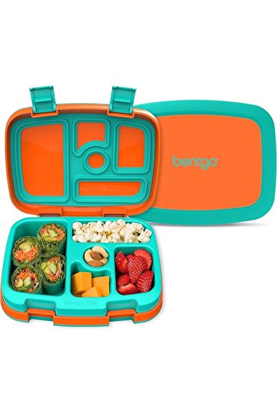 Bentgo ®   صندوق غداء للأطفال مانع للتسرب بخمسة أقسام على طراز البنتو - أحجام...