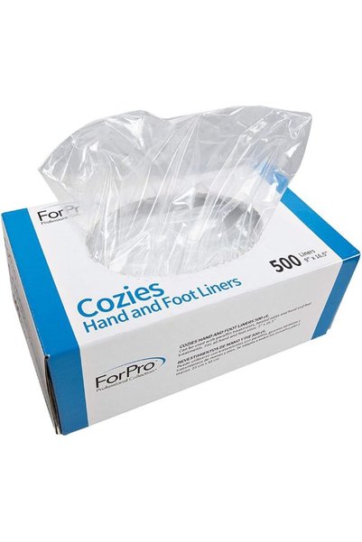 ForPro Professional Collection بطانات كوزيز لليدين والقدمين، بطانات شمع البار...