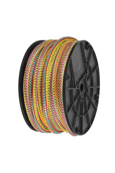ANTBRO Snur Crosetat, Polipropilena, Multicolor, Ø 10 mm x L 25 m, Forta de R...