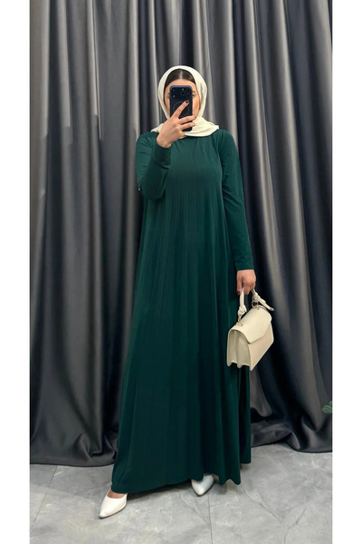 For Style PİLİSELİ SANDY ELBİSE