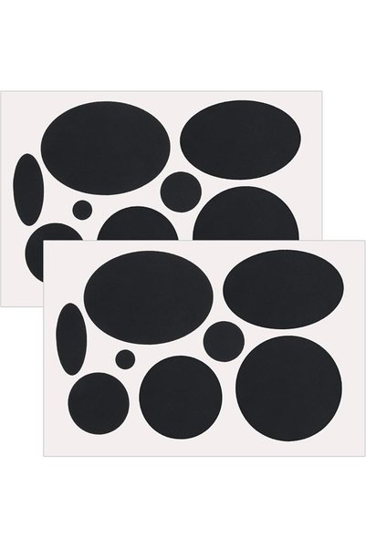 HaveLovely 2Pcs Black Self Adhesive Repair Patches, Waterproof Nylon Fabric P...
