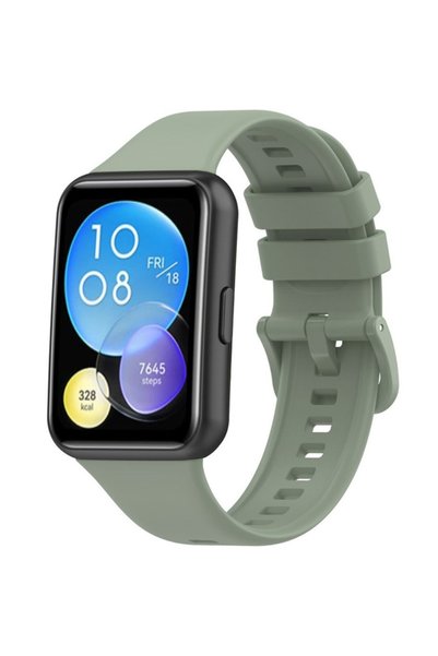 XGSM Curea de silicon pentru Huawei Watch Fit 2, Verde deschis