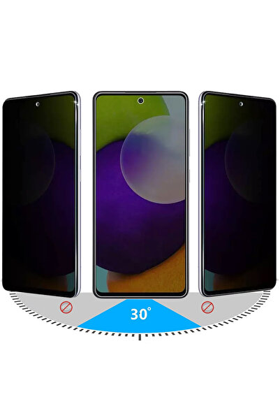 XGSM Sticlă securizată anti-spion pentru Samsung Galaxy A52 / A52s 5G, Negru