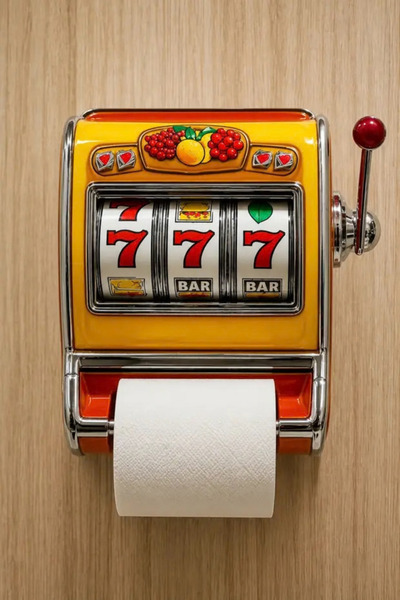 Slot Makinesi Tasarımlı Tuvalet Kağıtlığı