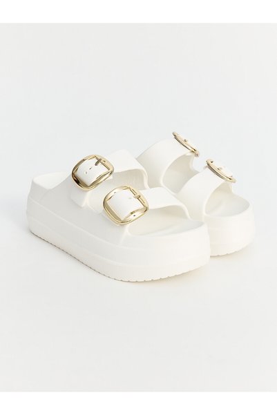 LC Waikiki Lcw Steps Ecru Women's Slippers with Nevavm Difference