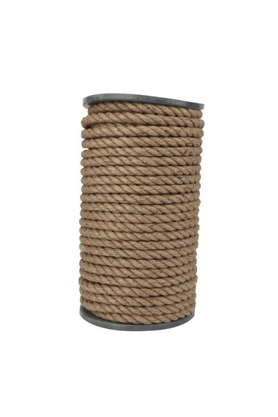 ANTBRO Coarda din Canepa, Rasucita, Bej, Ø 14 mm, Rezistenta max 60 kg, la Me...