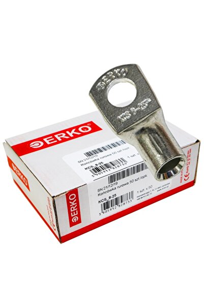 Erko KCS CU 25mm M8 ochi de fixare pentru tub 50 bucăți
