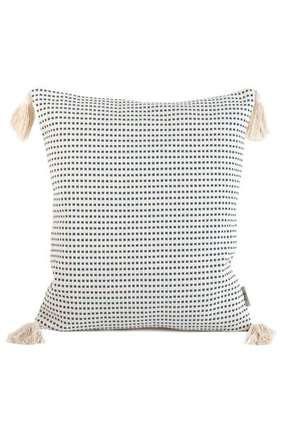 Eurofirany Fata de perna decorativa palermo-3A 45x45 bleumarin