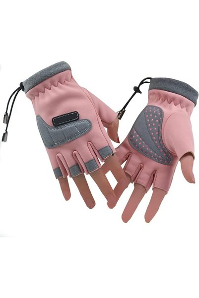 Tazweeq Kids Fingerless Cycling Gloves - Waterproof, UV Protection, Non-Slip ...