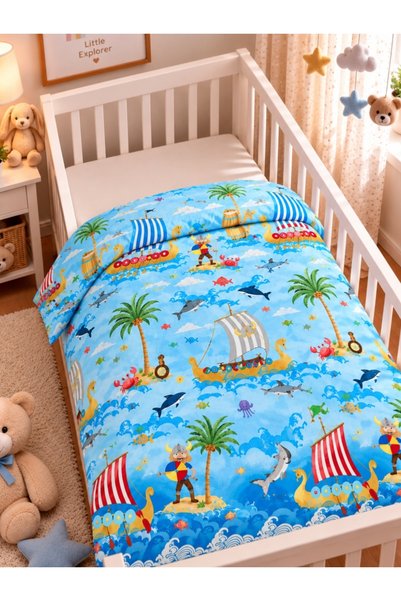ZIY Collection سلسلة منتجات الأطفال بتصميم خاص، غطاء لحاف للأطفال مصنوع من القطن بنسبة 100%، مقاس 100x150 سم
