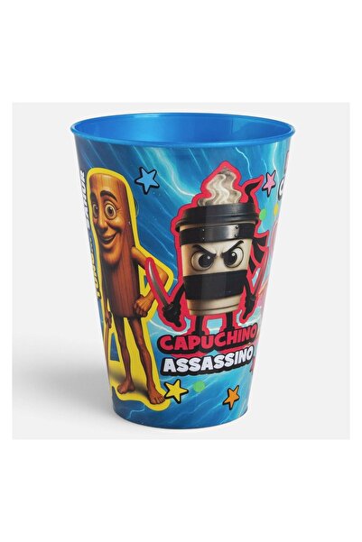 OEM Pahar din Plastic Roșu și Albastru Brainrot 430 ml