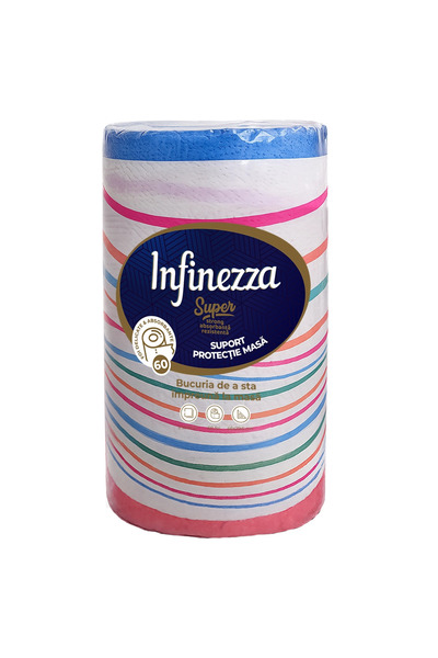 Infinezza Suport hartie pentru protectie masa Infinezza, rola 28m, 60 foi