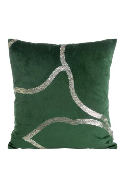 Eurofirany Fata de perna decorativa blink-40 45x45 verde inchis