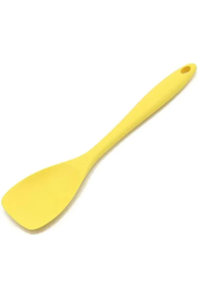 Chef Craft Premium Dishwasher Safe Silicone Spoon Spatula Yellow 11.5inch