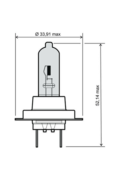 RMS Bec H7 12V 55W - Alb