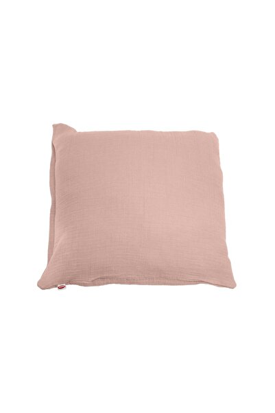 Matex Husa pentru pernuta, muslin, 40x40cm, roz pudrat, cu fermoar