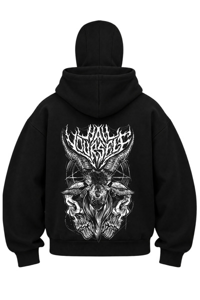 FREAK T-SHIRT Kar Maskeli Ninja Unisex Sweatshirt Gothic Tribal Hırka 2iplik ...