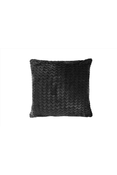 Matex Husa decorativa Minky Wave, negru, 40x40cm