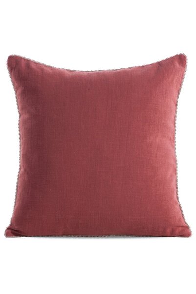 Eurofirany Fata de perna decorativa Len-22 43x43 rosu