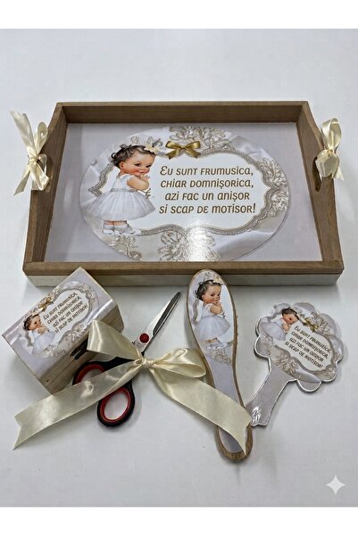 HUGBEBE Set de 5 piese tavita de mot Baby Princess