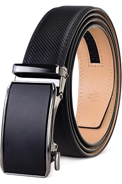 GENERAL 28"-60"Men's Leather Ratchet Dress Belt Big And Tall With Automatic B...