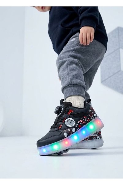 Surpie Shoes Çocuk Paten Ayakkabı, Tekerlekli Ayakkabı, Çocuk Işıklı Ayakkabı