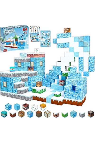 Generic 100PCS Magnetic Blocks - Magnetic Building Block for Kids Ages 3+ Yea...