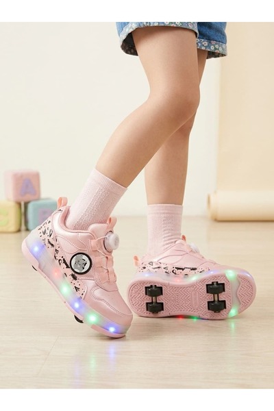 Surpie Shoes Çocuk Paten Ayakkabı, Tekerlekli Ayakkabı, Çocuk Işıklı Ayakkabı