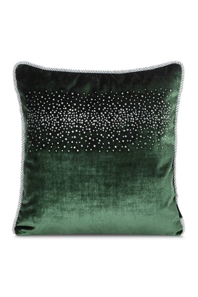 Eurofirany Fata de perna 45x45 Royal 6 verde inchis cu zirconii