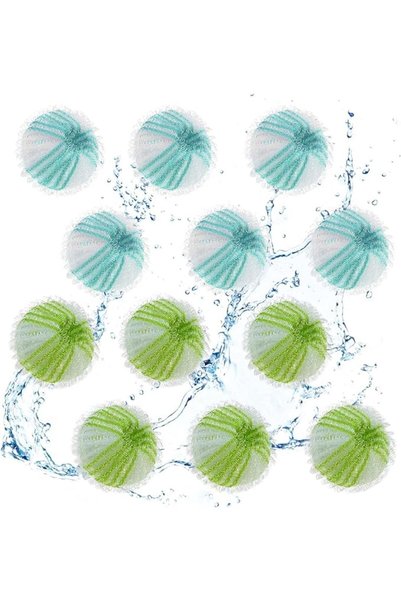 GENERAL 12PCS Reusable Pet Hair Remover Balls for Laundry, Washing Machine Ha...