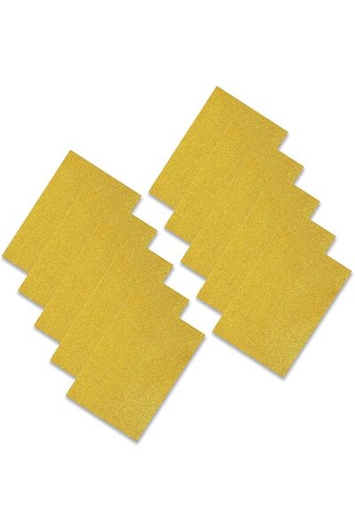 Duomama 10 Sheets A4 250gsm Gold Glitter Cardstock – Thick Craft Paper for Sc...