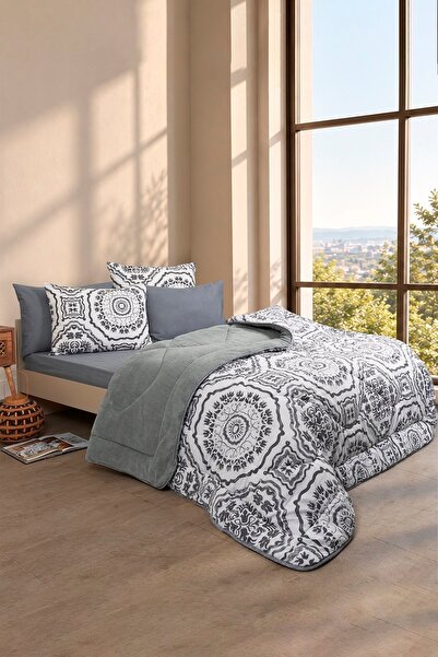 Sudemhome Double-Sided Plush Welsoft Pufidik Polar Sleeping Set (Quilt + King...