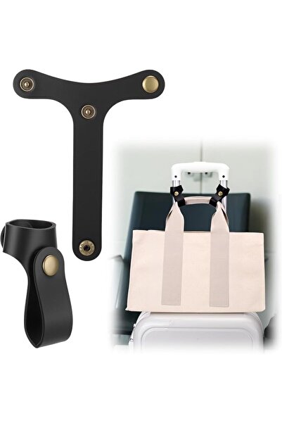 Yelajoy 4pcs Leather Luggage Strap, Luggage Travel Strap, Tote Bag Strap, Lug...
