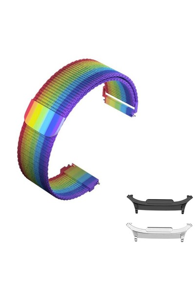 VD VERY DREAM Curea din oțel, Milanese Loop Slim, compatibilă cu Samsung Gala...