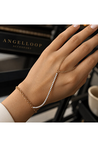 ANGELLOOP ACCESSORY Zircon Stone Shahmeran - 316L Stainless Steel Shahmeran